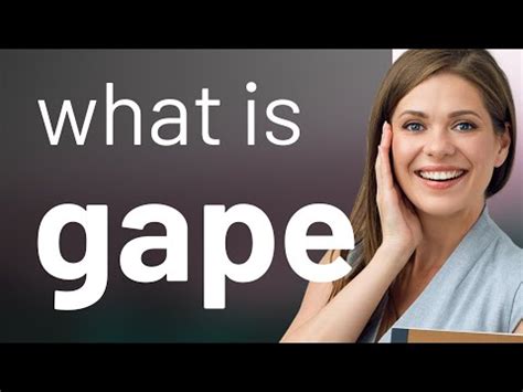 gape ass|gaping